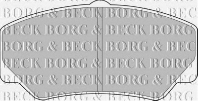BORG & BECK bbp1110 -  Комплект тормозных колодок, дисковый тормоз